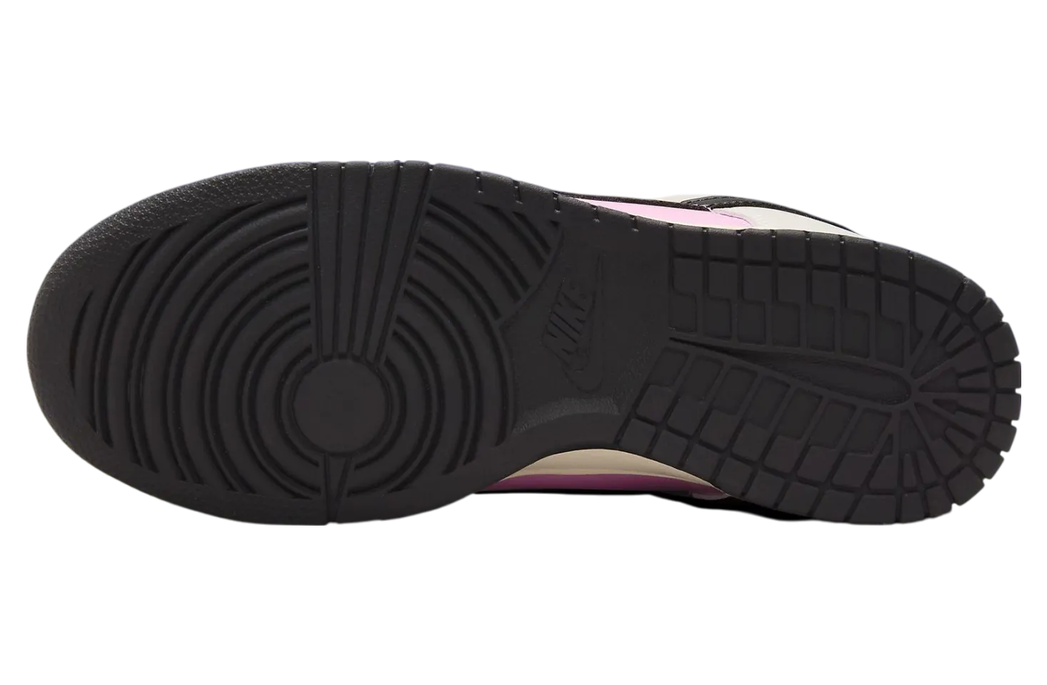 nike dunk low pink rise black 4