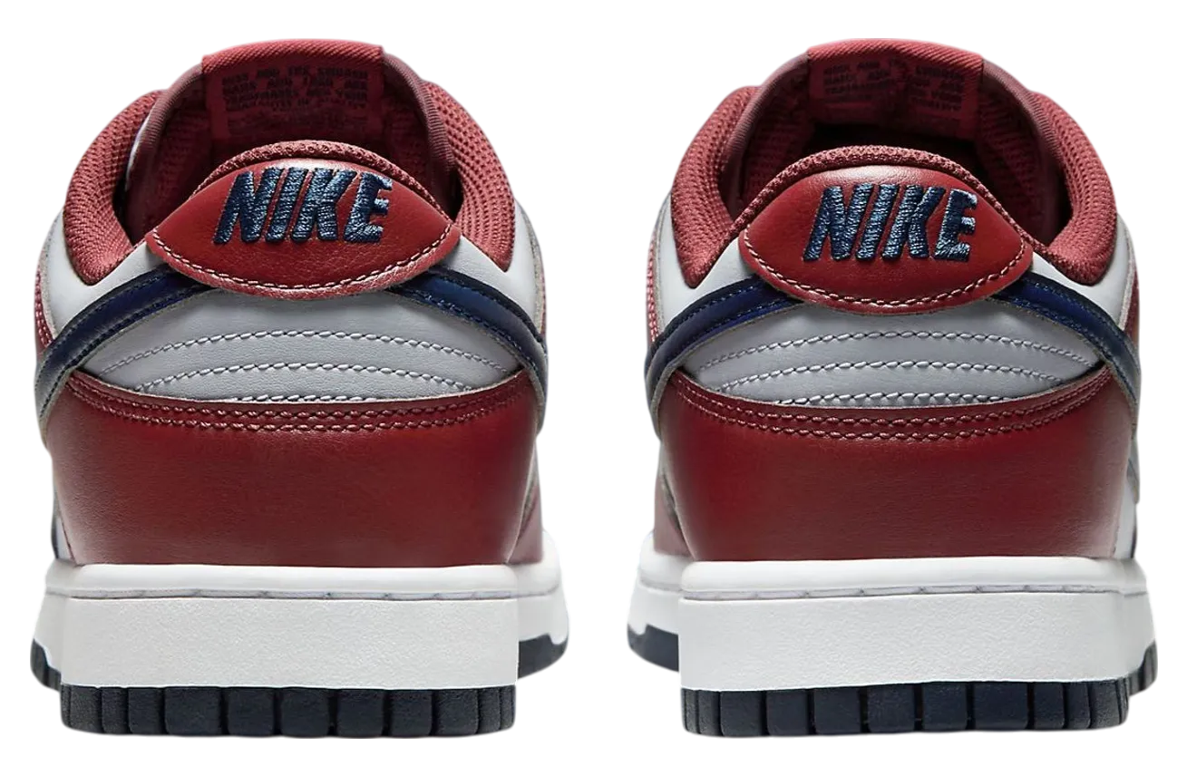 nike dunk low reboots grey burgundy navy 3