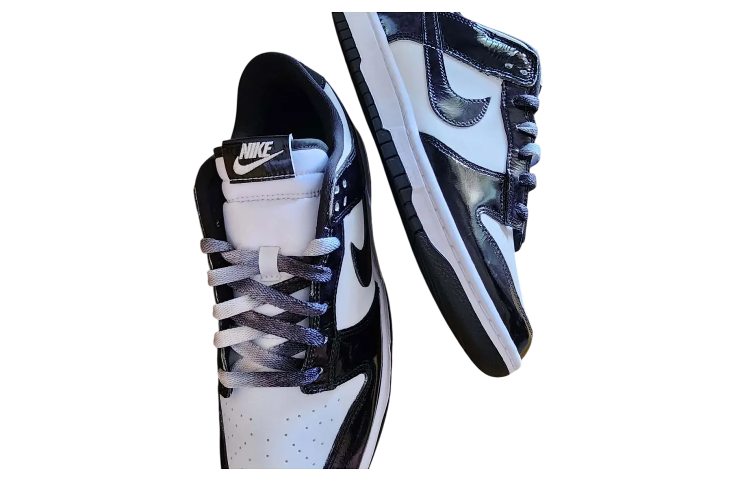 nike dunk low se panda white black 0