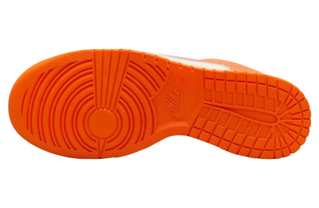 nike dunk low syracuse pale ivory safety orange 4