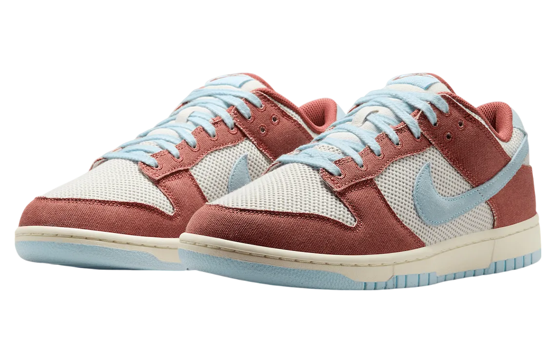 nike dunk low terra brown celestine blue 0