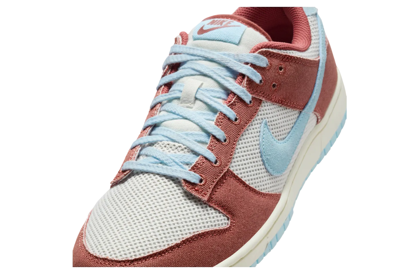 nike dunk low terra brown celestine blue 5