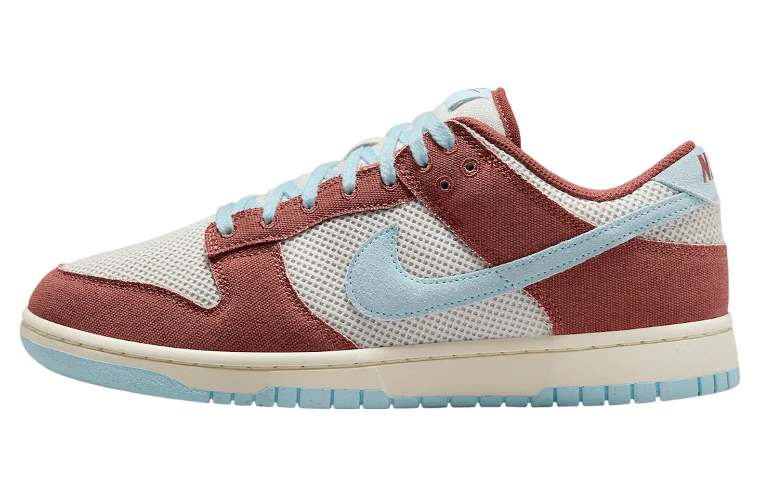 nike dunk low terra brown celestine blue