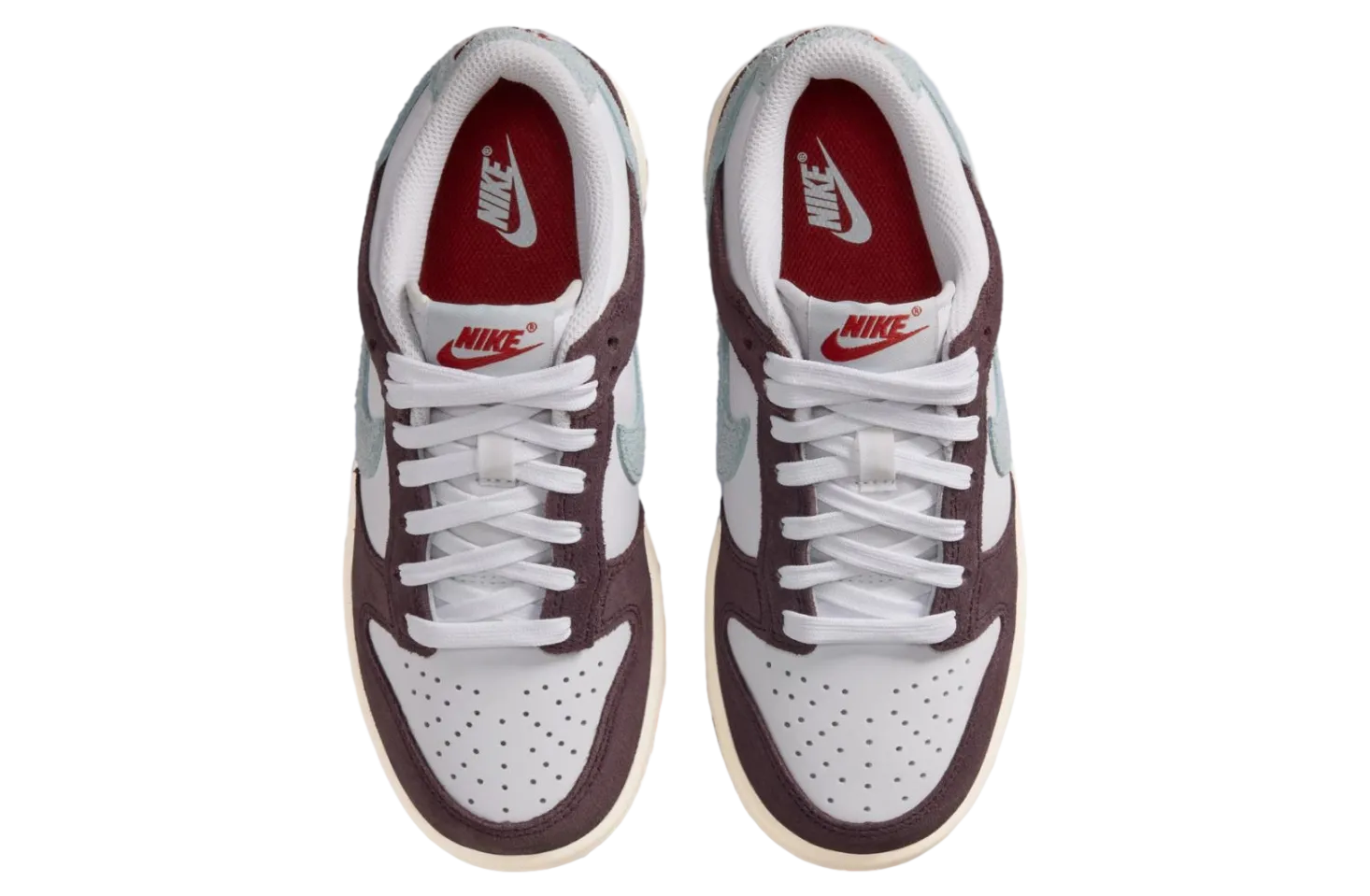 nike dunk low white burgundy ash 4