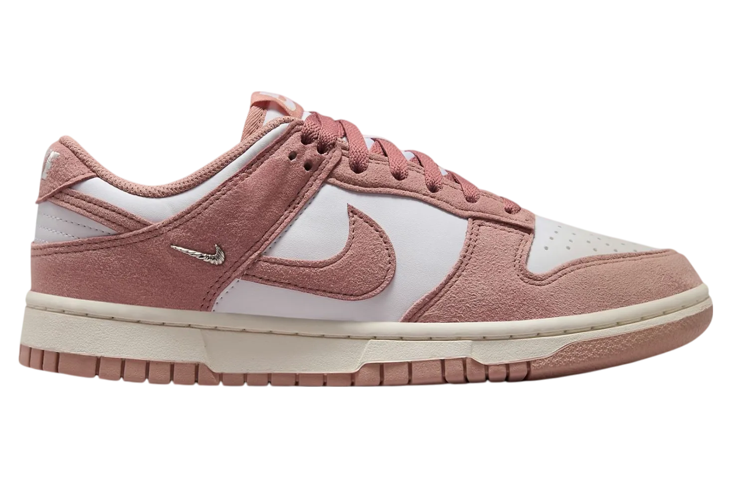 nike dunk low wmns suede rose 1