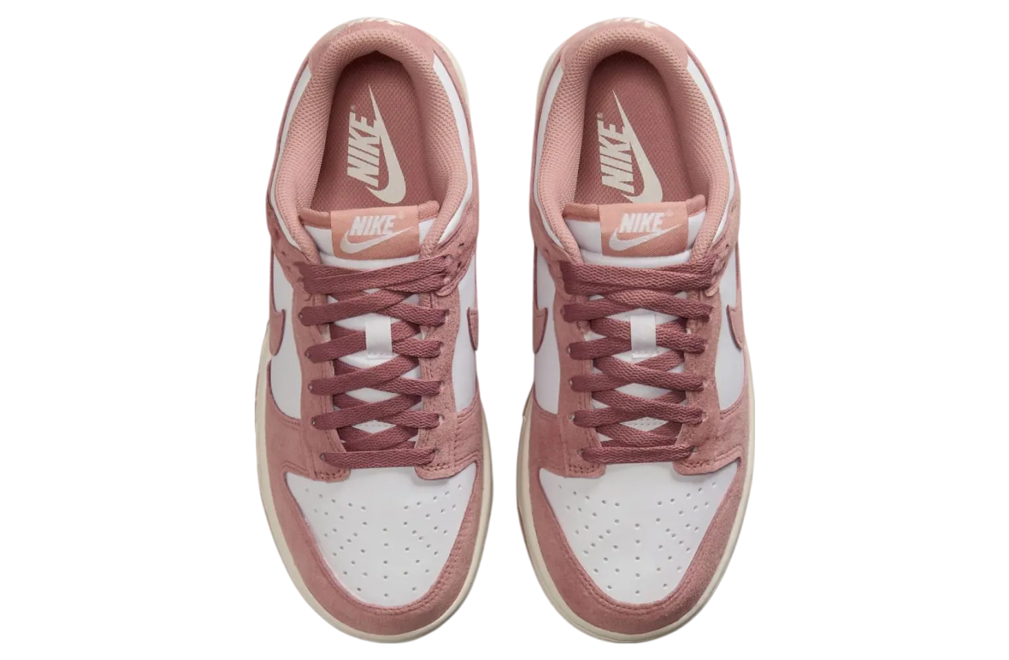 nike dunk low wmns suede rose 2