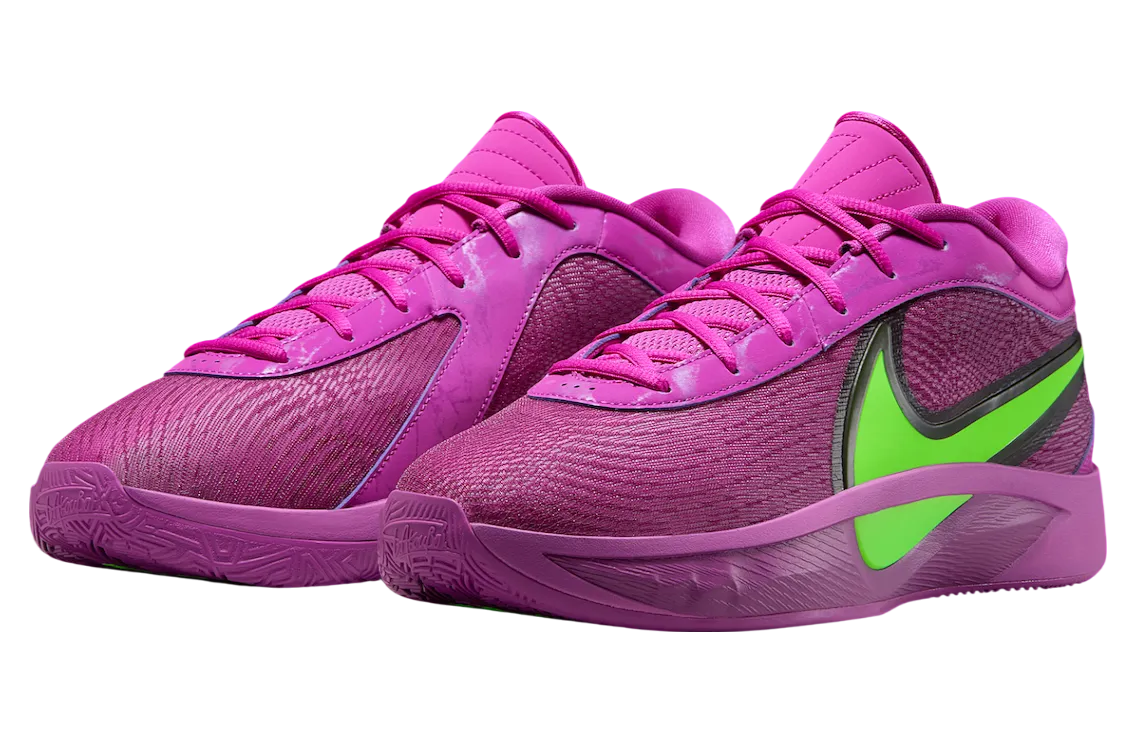 nike giannis freak 6 bold berry electric green 0