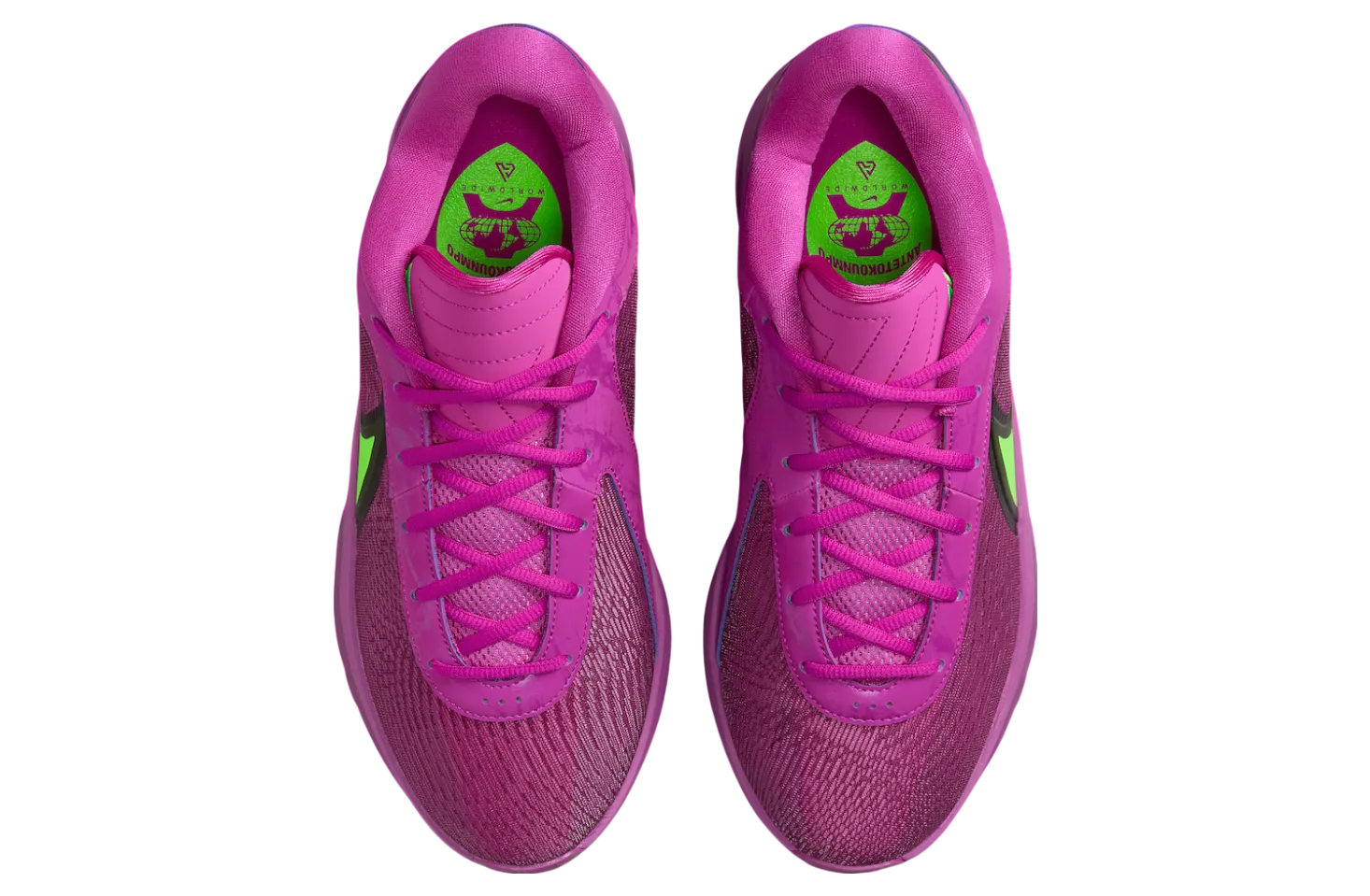 nike giannis freak 6 bold berry electric green 2