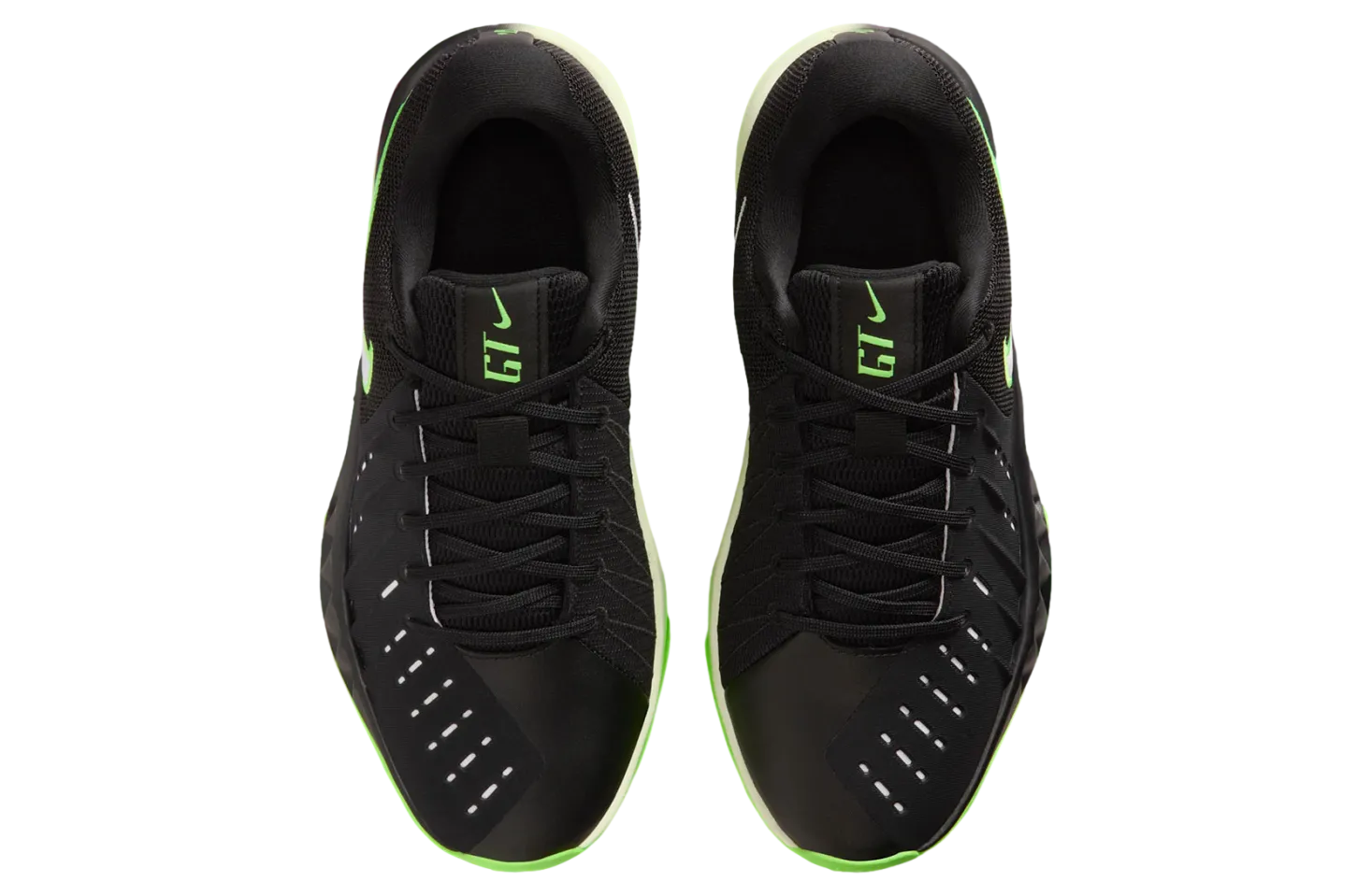 nike gt cut academy 2 black white volt 2