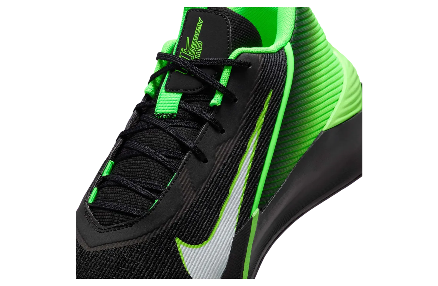 nike gt jump academy black green 5