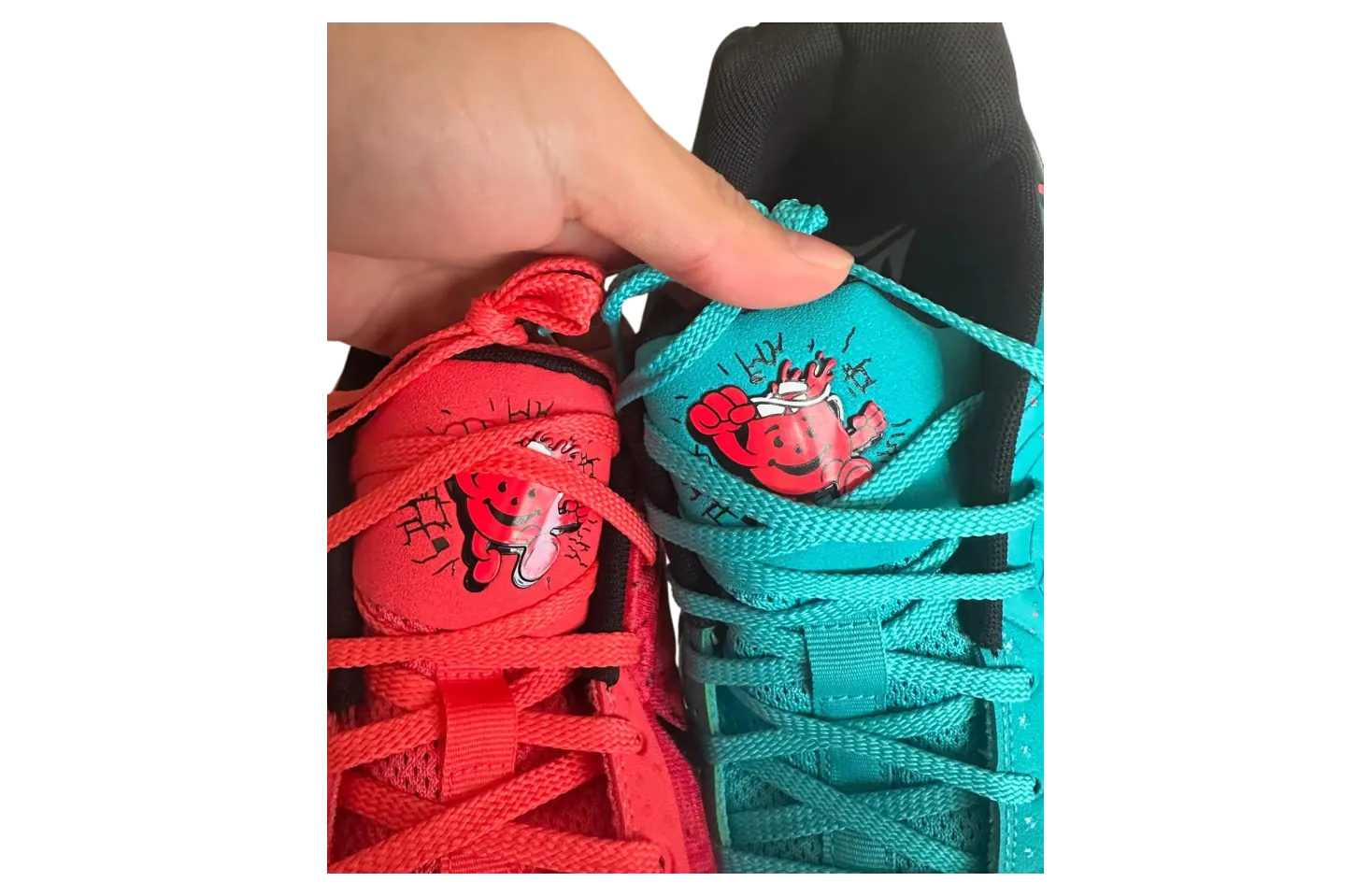 nike ja 2 kool aid bright crimson flat silver 2