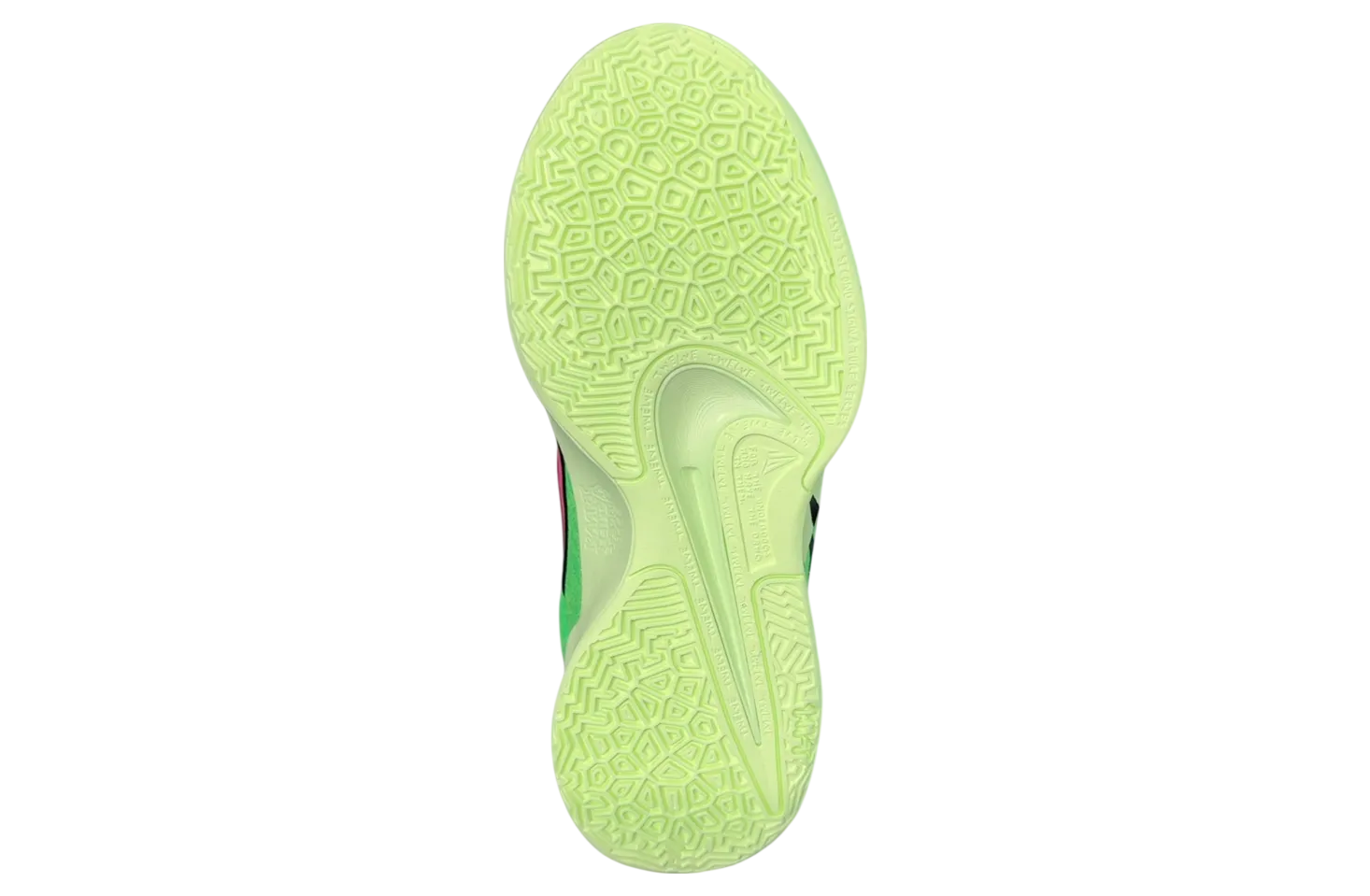nike ja 2 scratch green pink 2