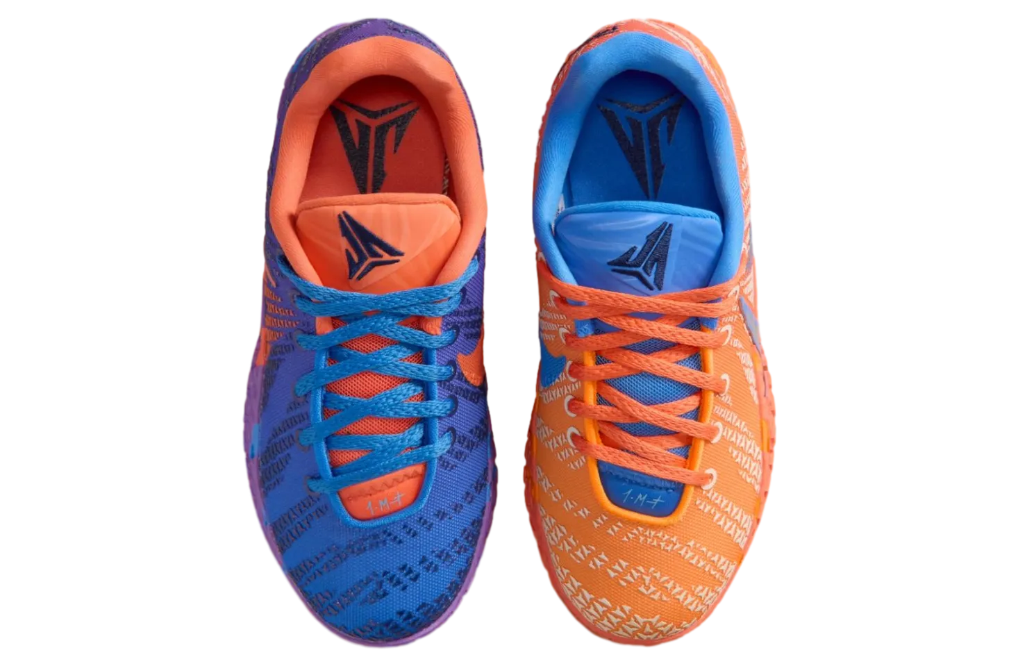 nike ja 3 gs blue crystal turf orange 4
