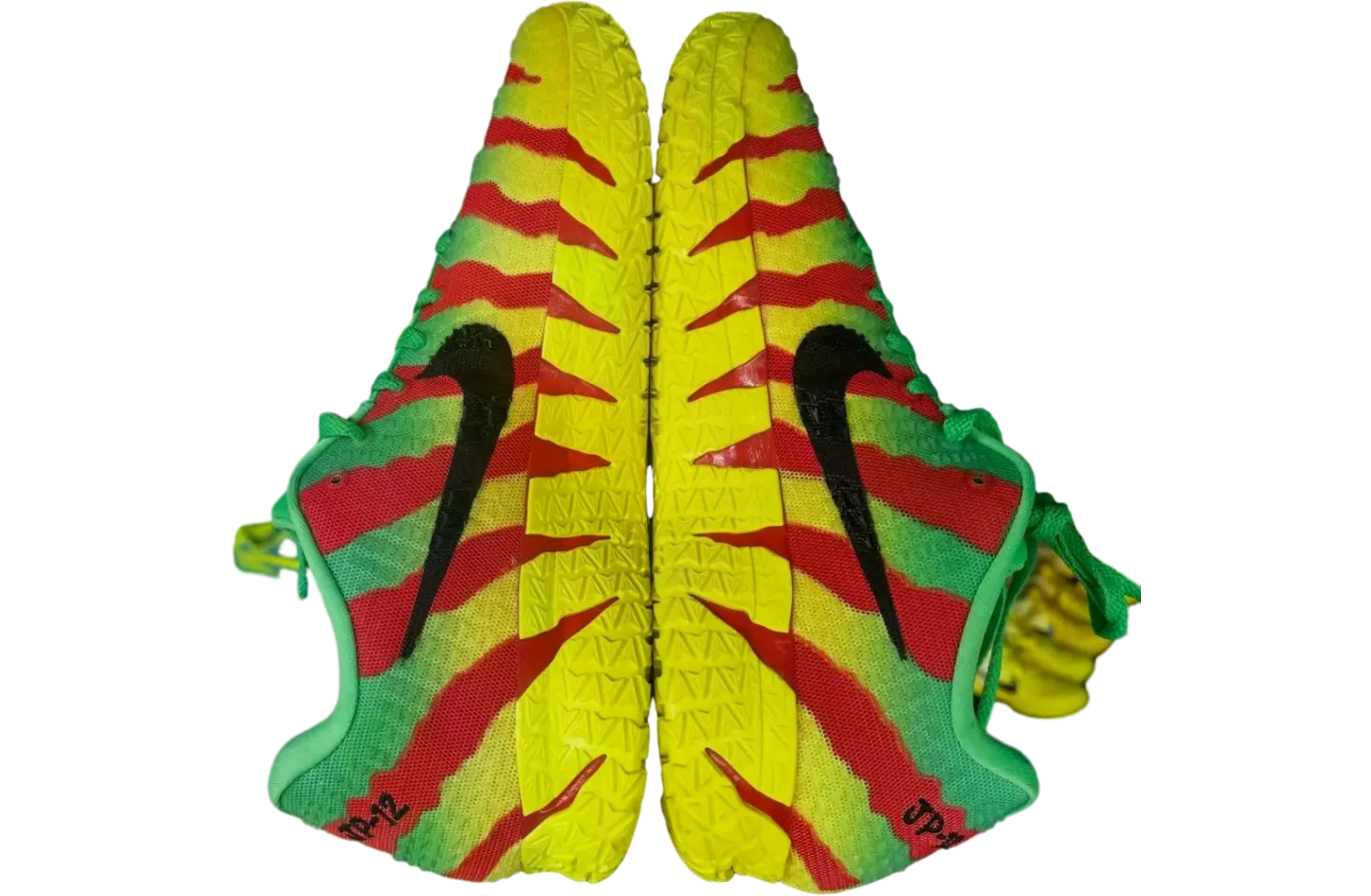 nike ja 3 jurassic park green spark university red 1