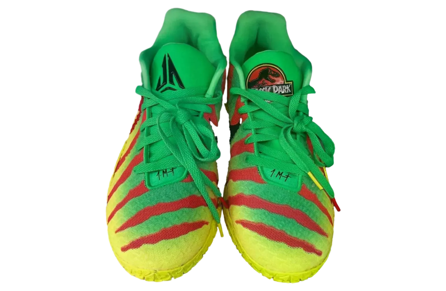 nike ja 3 jurassic park green spark university red 2