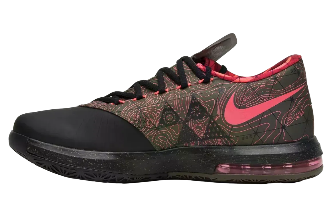 nike kd 6 meteorology black atomic red 1