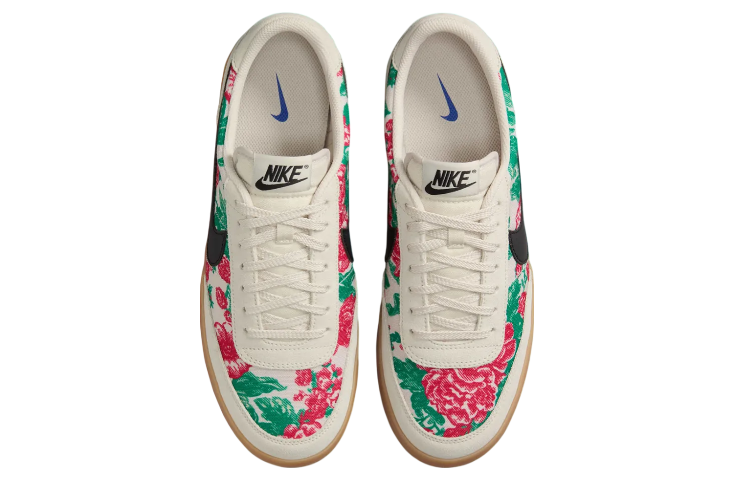nike killshot floral light orewood brown gym red 2