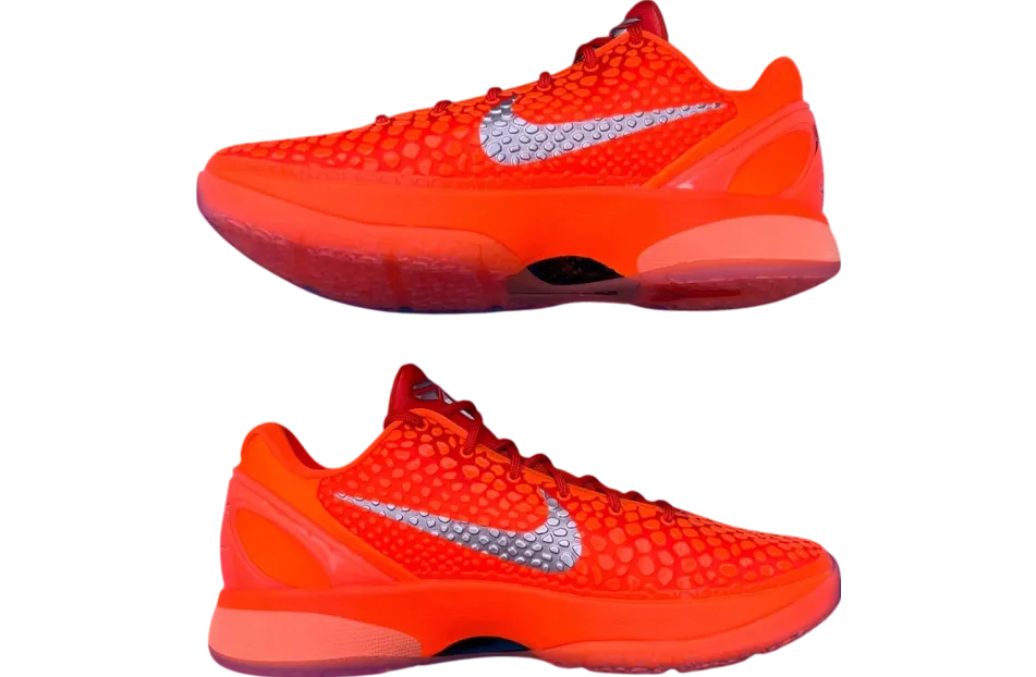 nike kobe 6 protro total orange total orange metallic silver 0