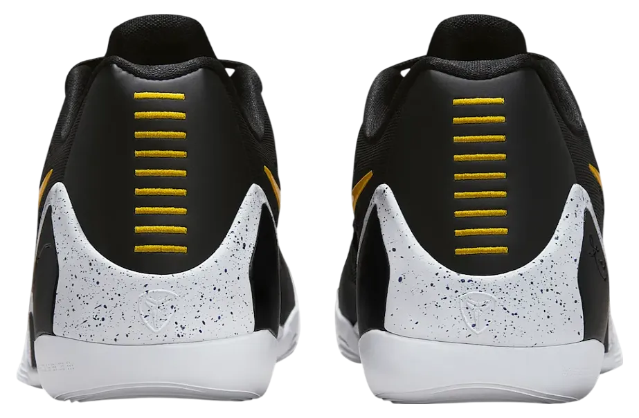 nike kobe 9 elite low protro black university gold 3