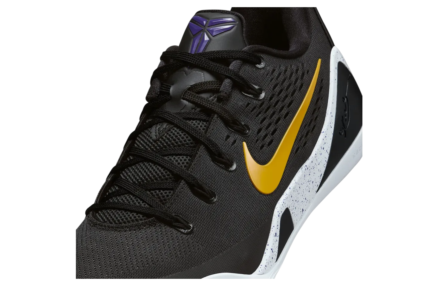 nike kobe 9 elite low protro black university gold 5