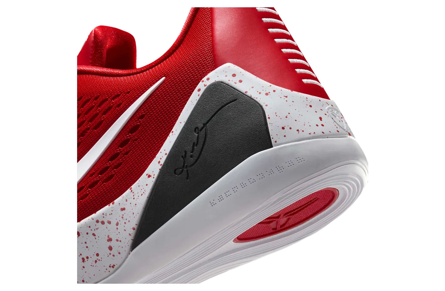 nike kobe 9 elite low protro university red white 6