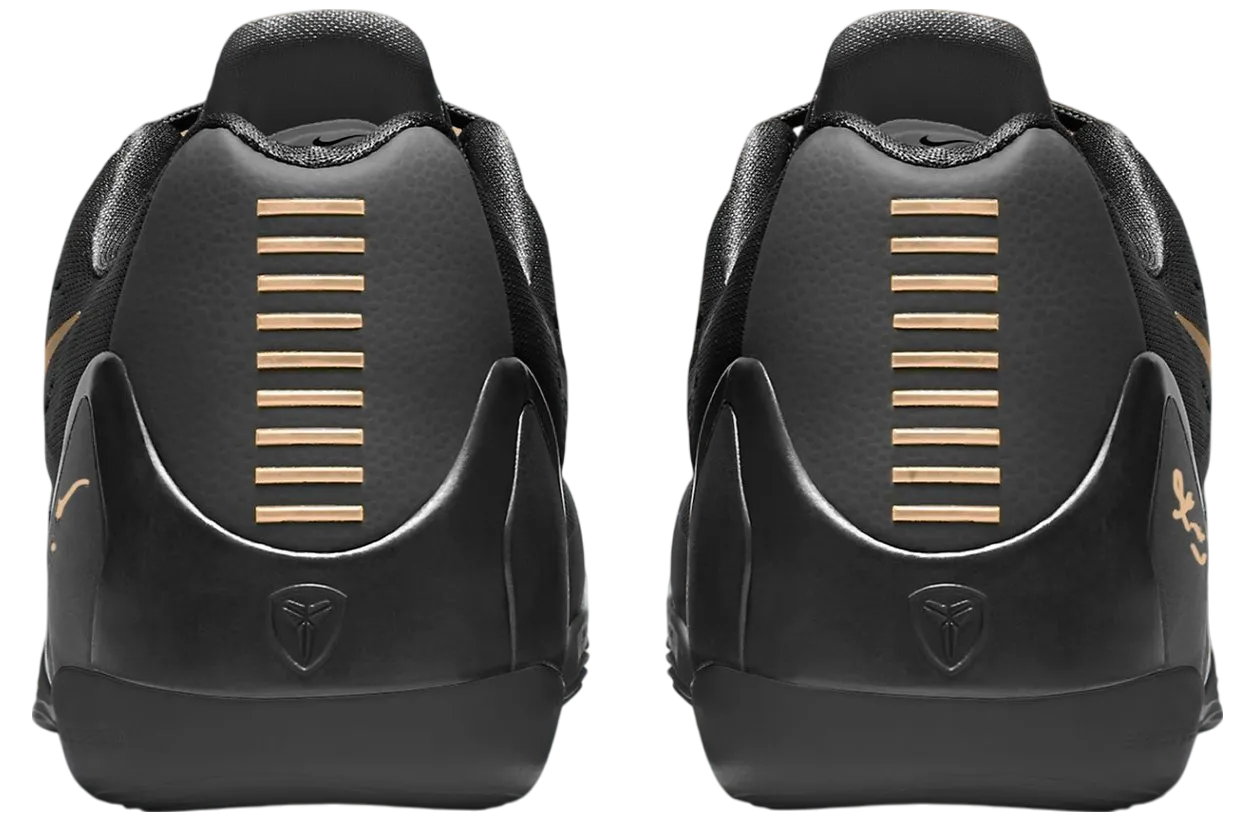 nike kobe 9 em mambacita black metallic gold 2
