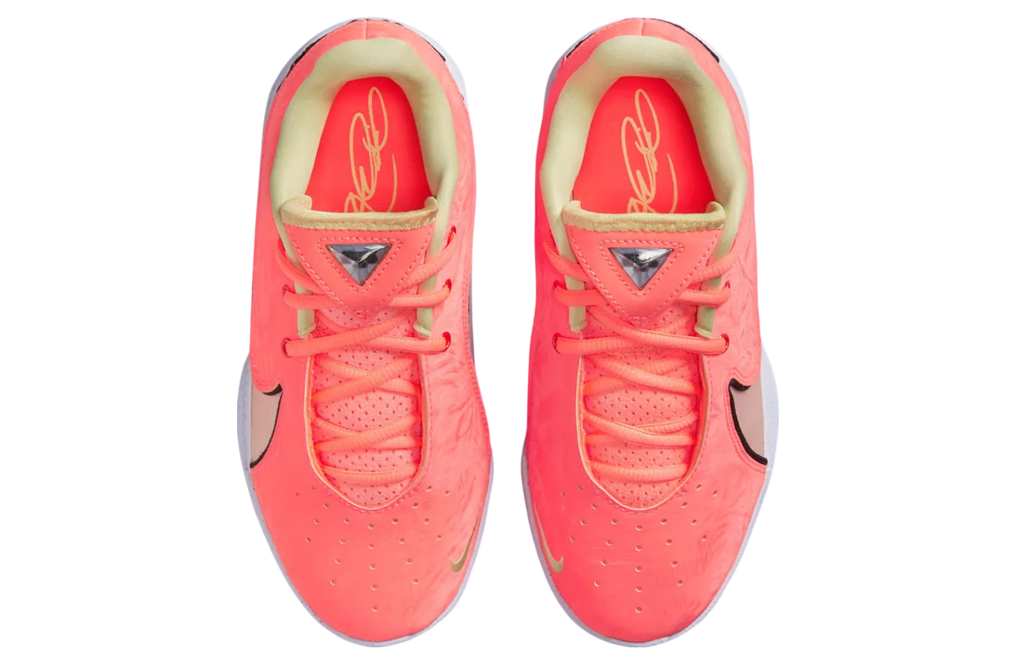 nike lebron 22 gs bright mango life lime 1