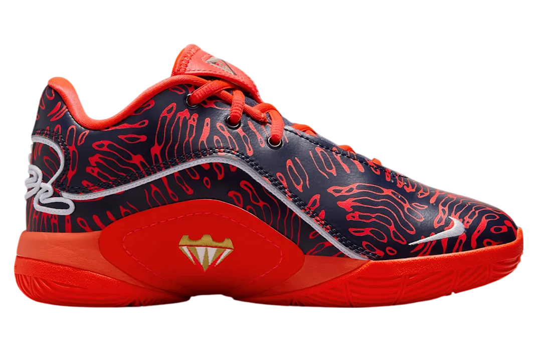nike lebron 22 gs red navy 1