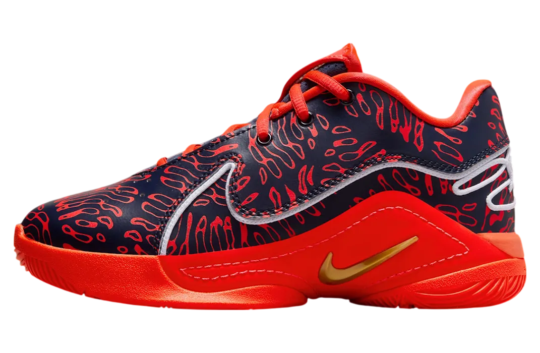 nike lebron 22 gs red navy