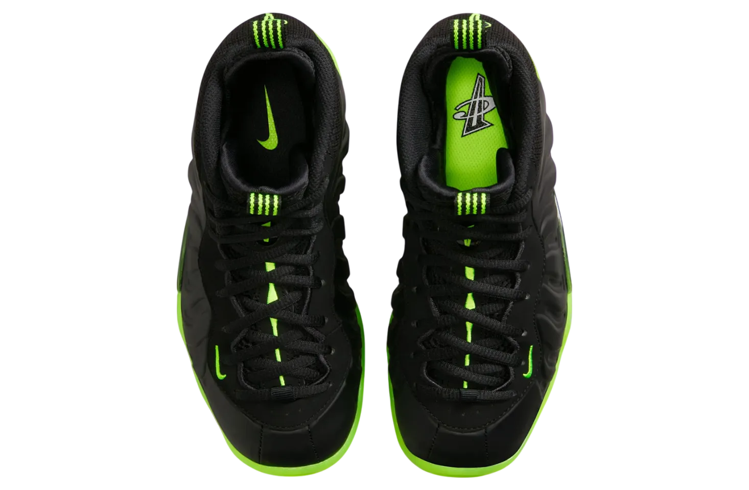 nike little posite one black volt 2