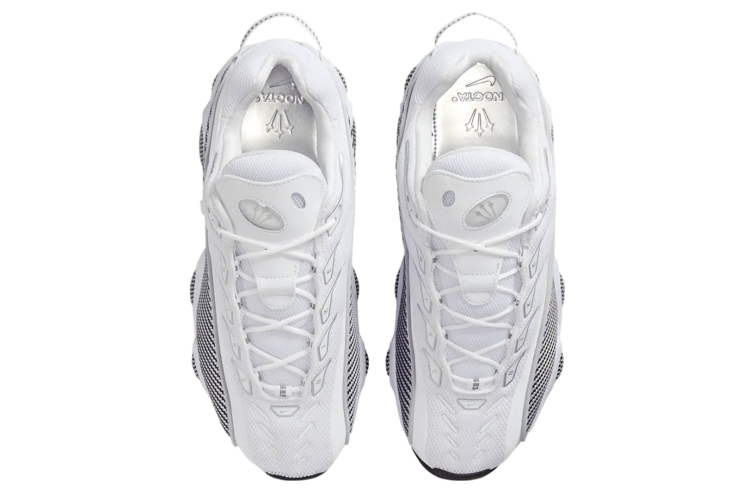 nike nocta glide white black 3