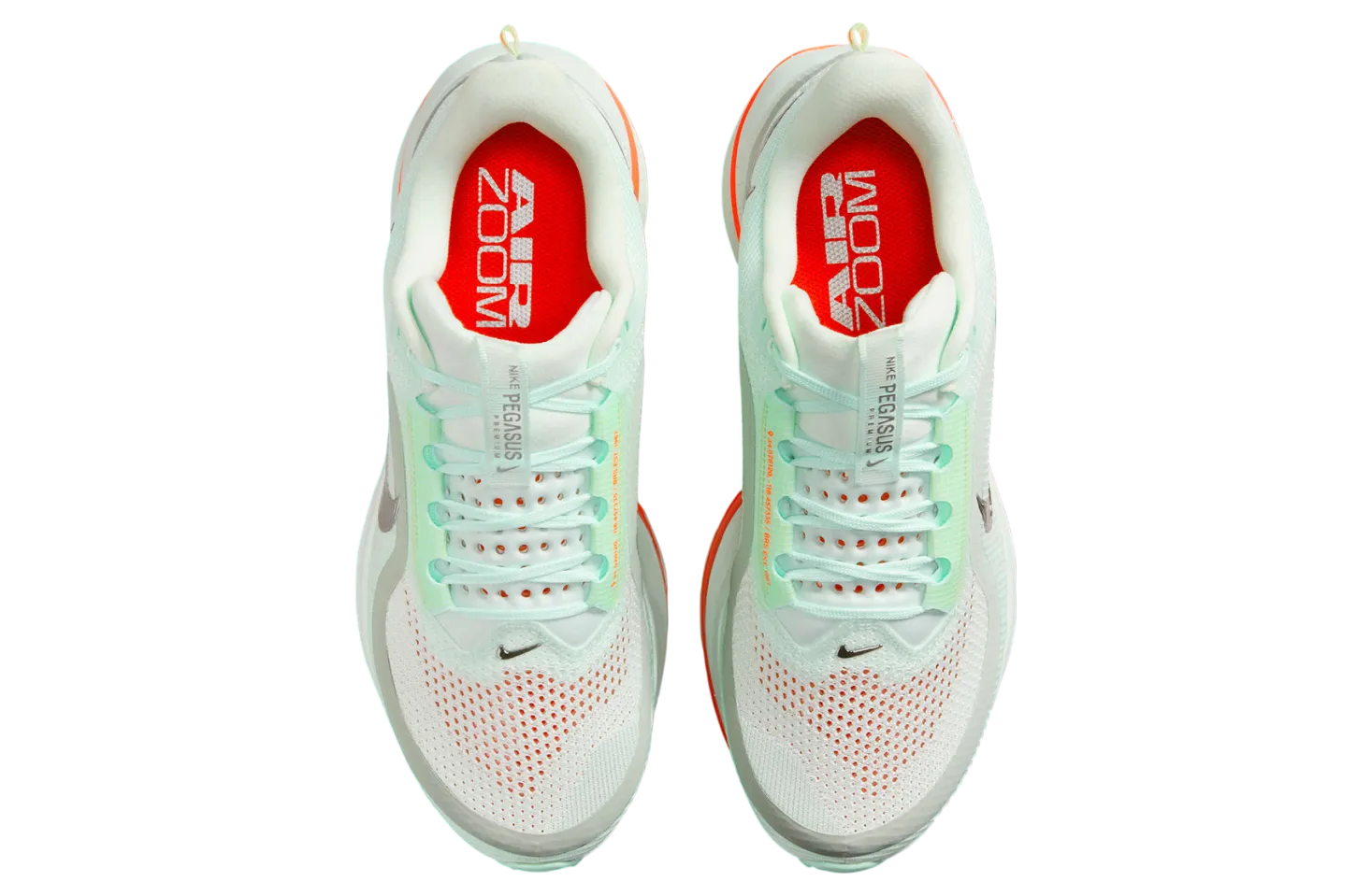 nike pegasus premium barely green bright crimson 1