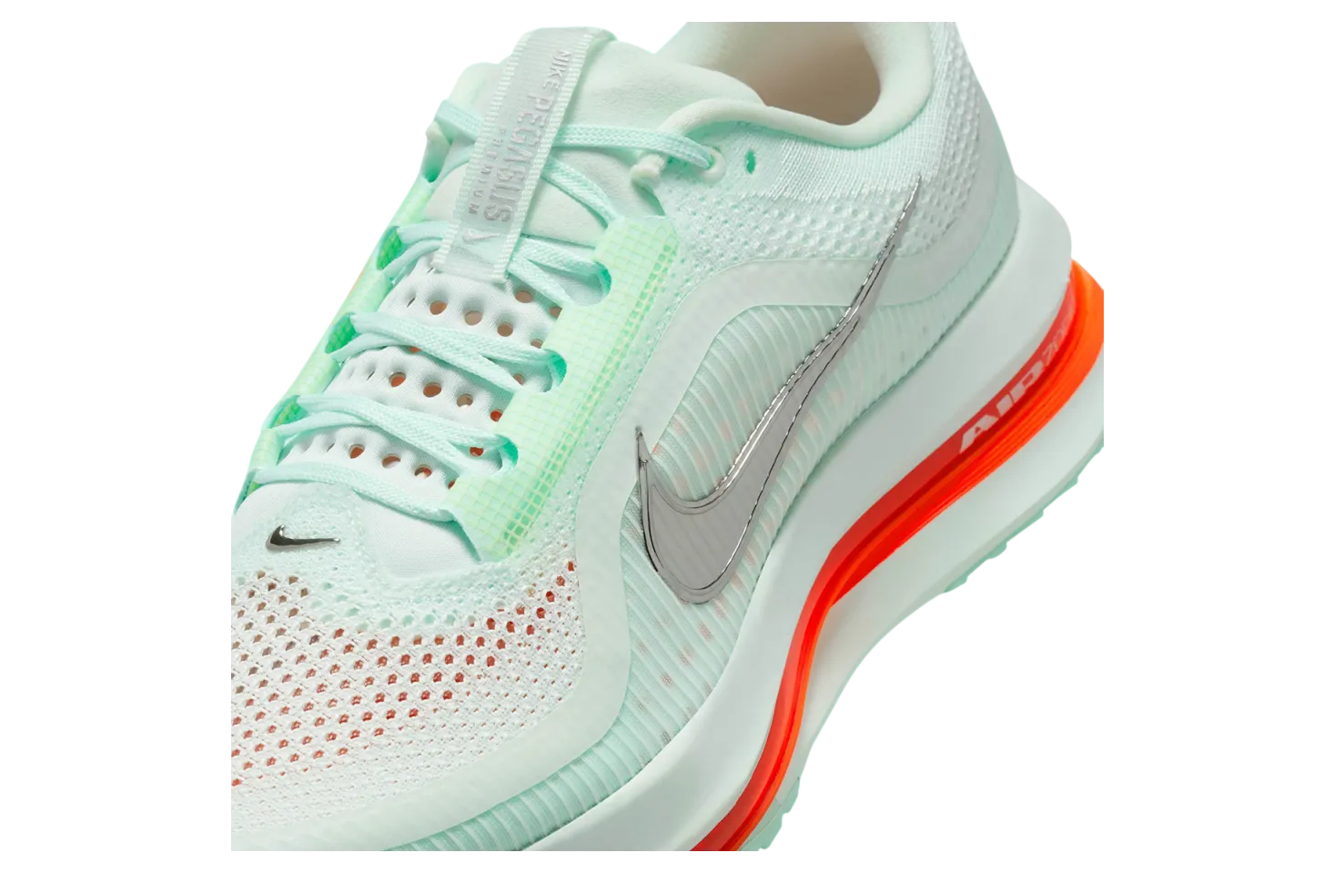 nike pegasus premium barely green bright crimson 4