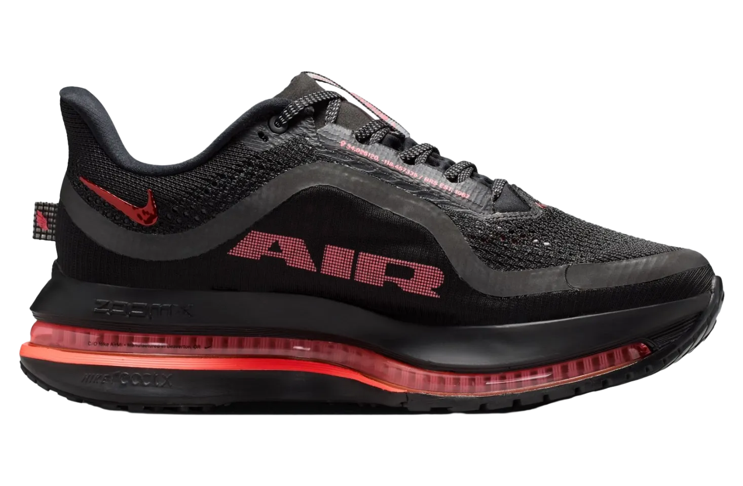 nike pegasus premium black anthracite hot lava 2