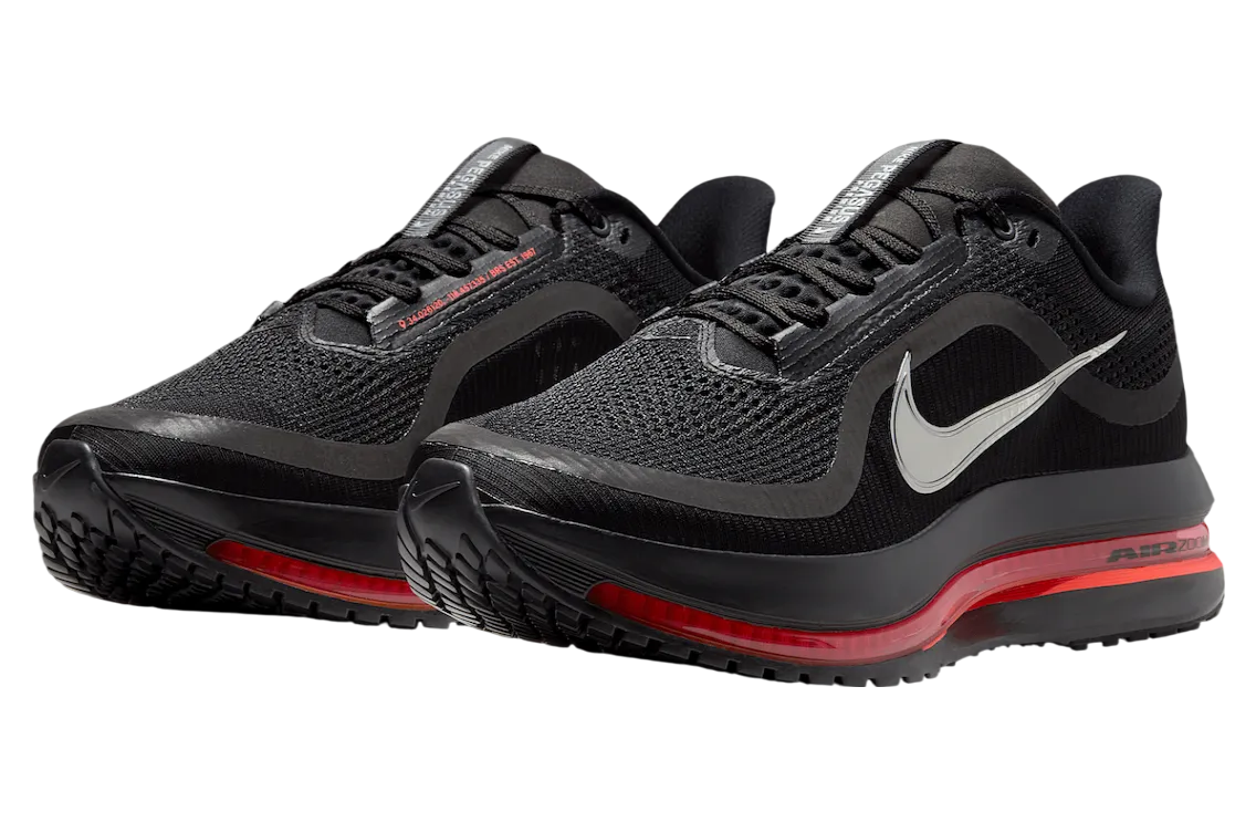 nike pegasus premium black bright crimson 0