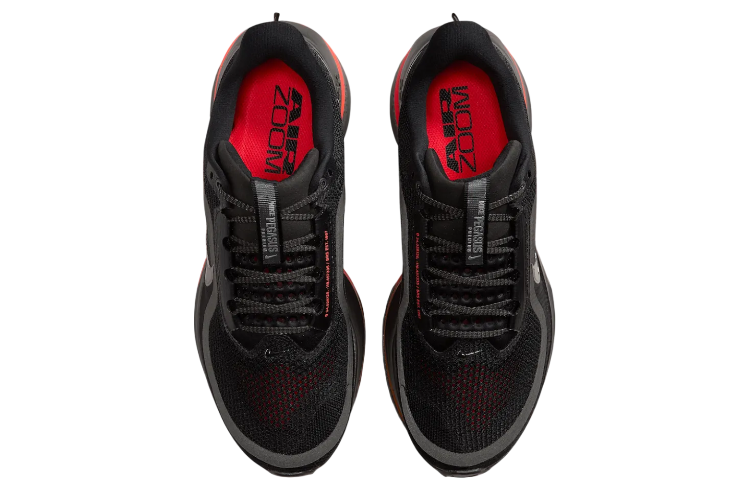 nike pegasus premium black bright crimson 2