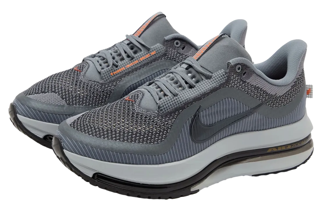 nike pegasus premium cool grey safety orange 1
