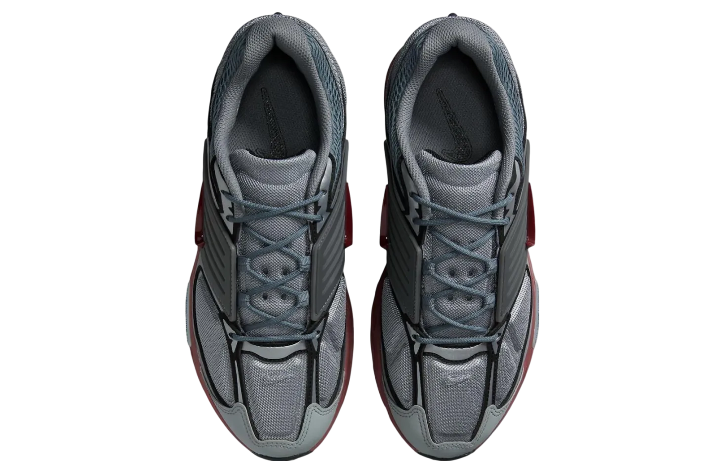 nike pegasus wave cool grey dark team red 2
