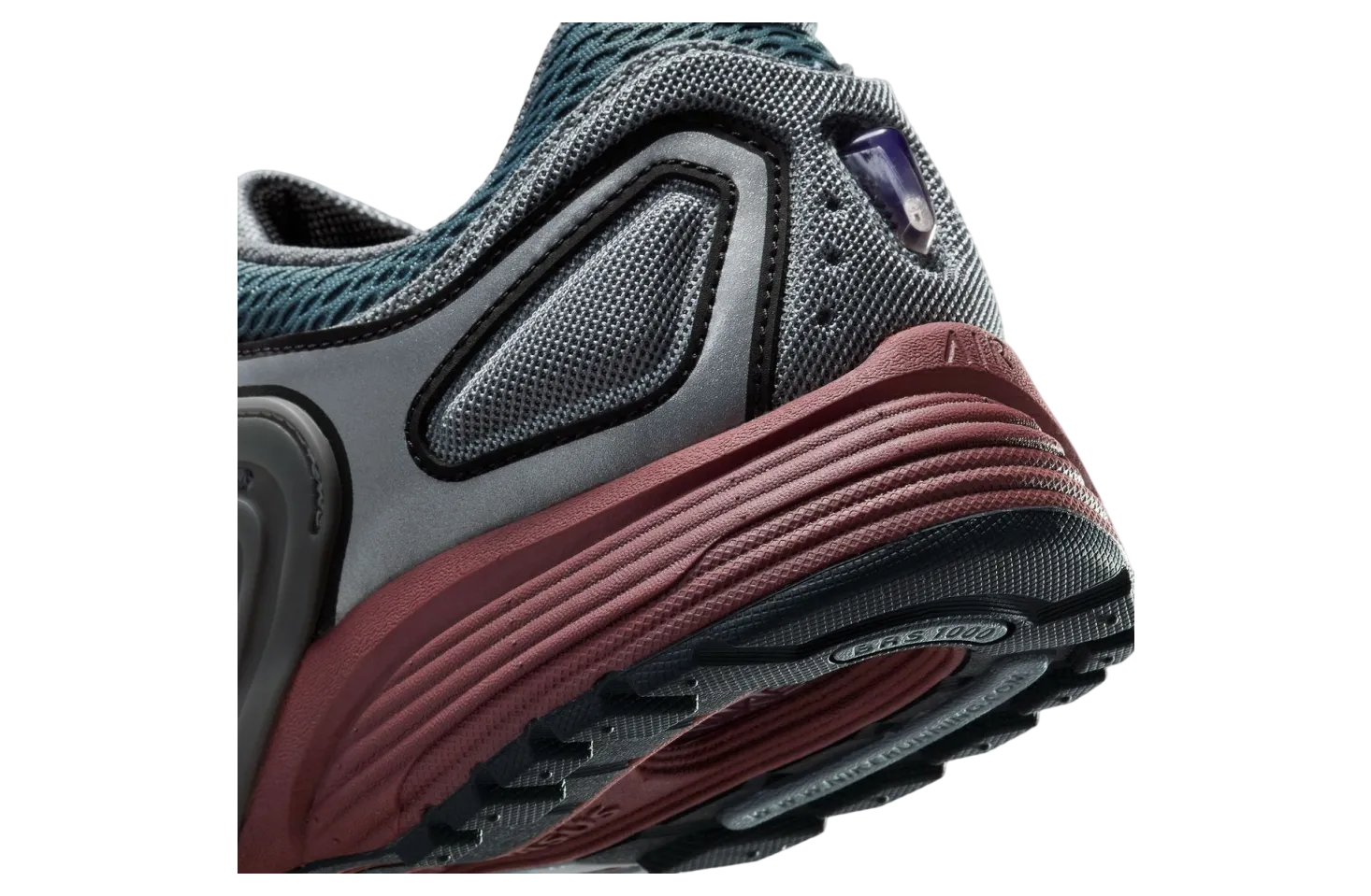 nike pegasus wave cool grey dark team red 6