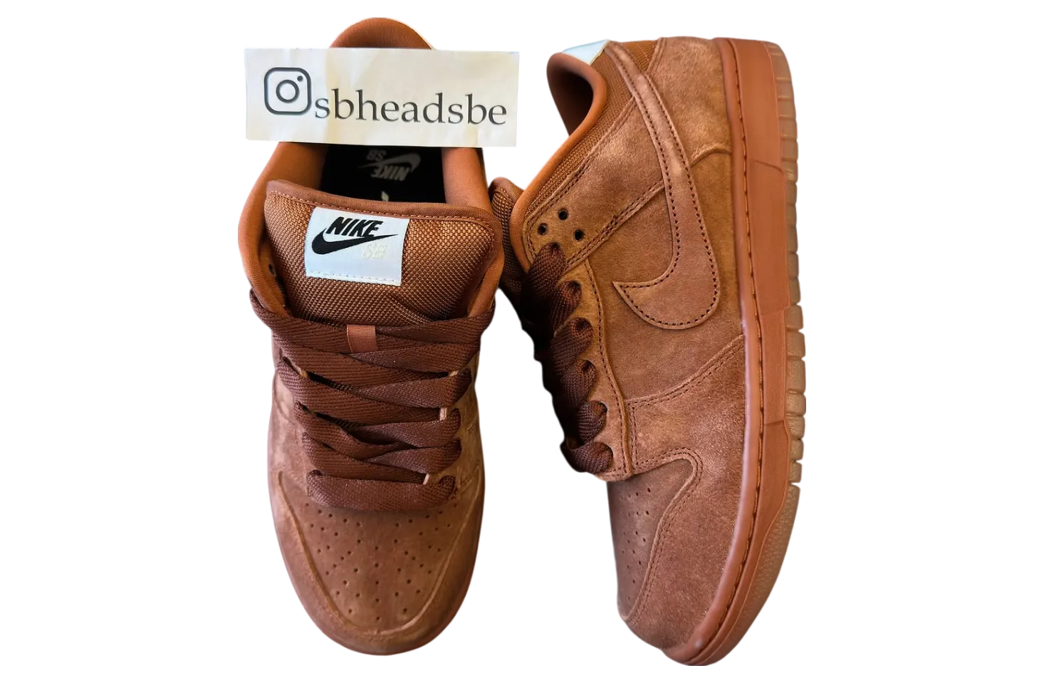 nike sb dunk low pro b cinnamon dark russet 0