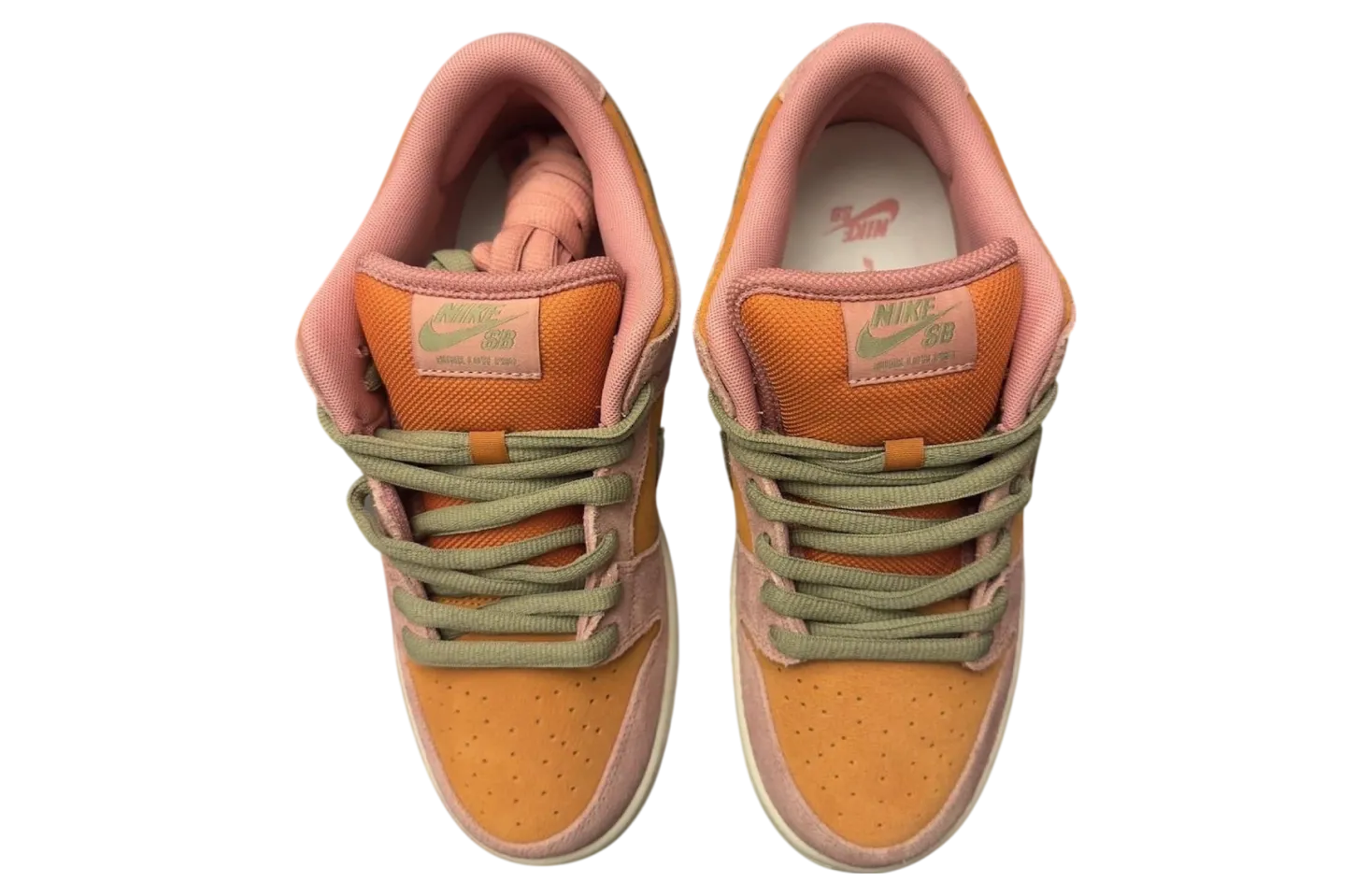 nike sb dunk low red stardust neutral olive 2