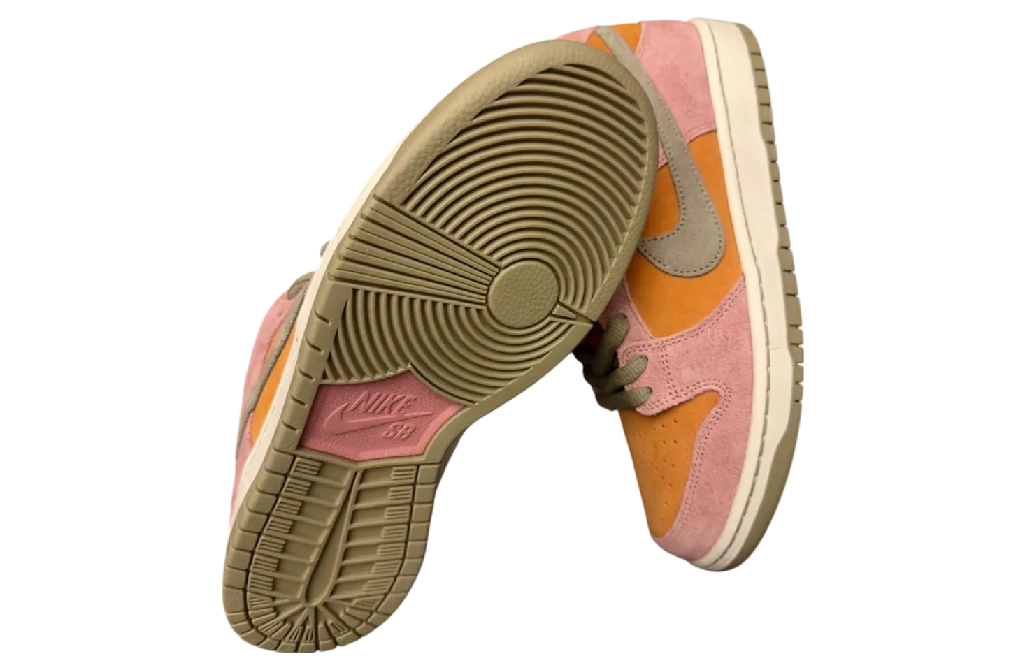 nike sb dunk low red stardust neutral olive 3