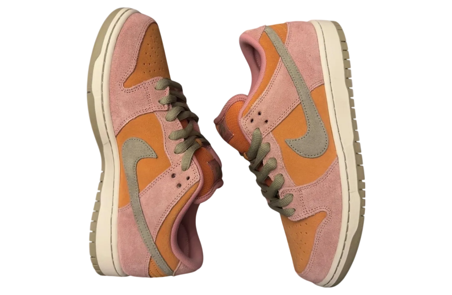 nike sb dunk low red stardust neutral olive