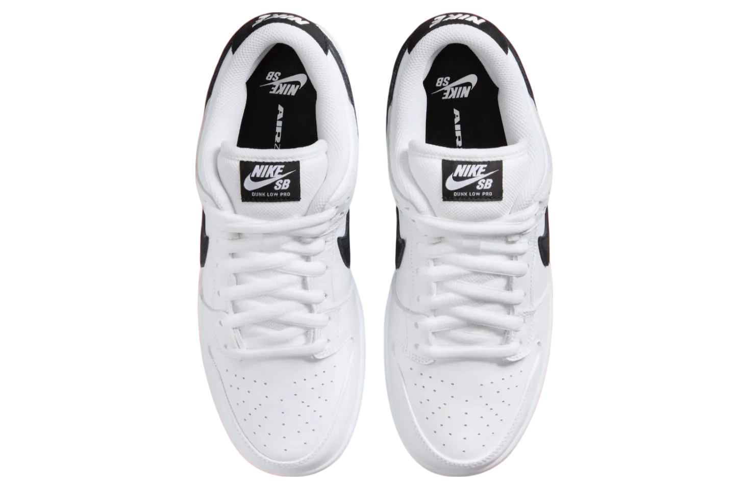 nike sb dunk low white black 2
