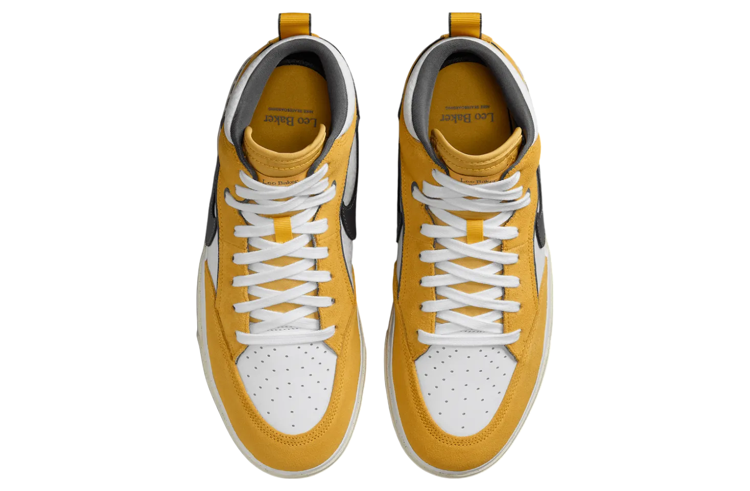 nike sb react leo university gold white 2