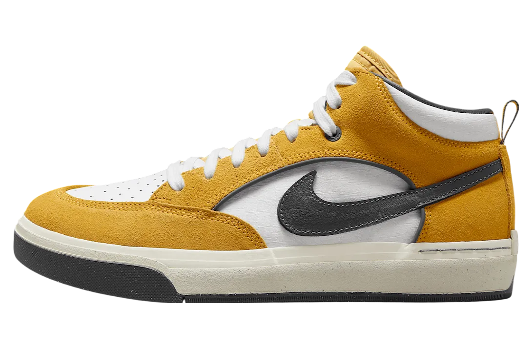 nike sb react leo university gold white