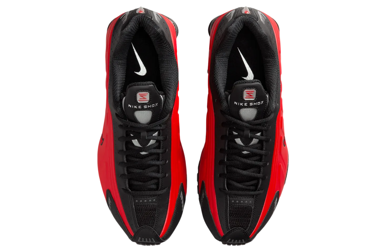 nike shox r4 black red 2
