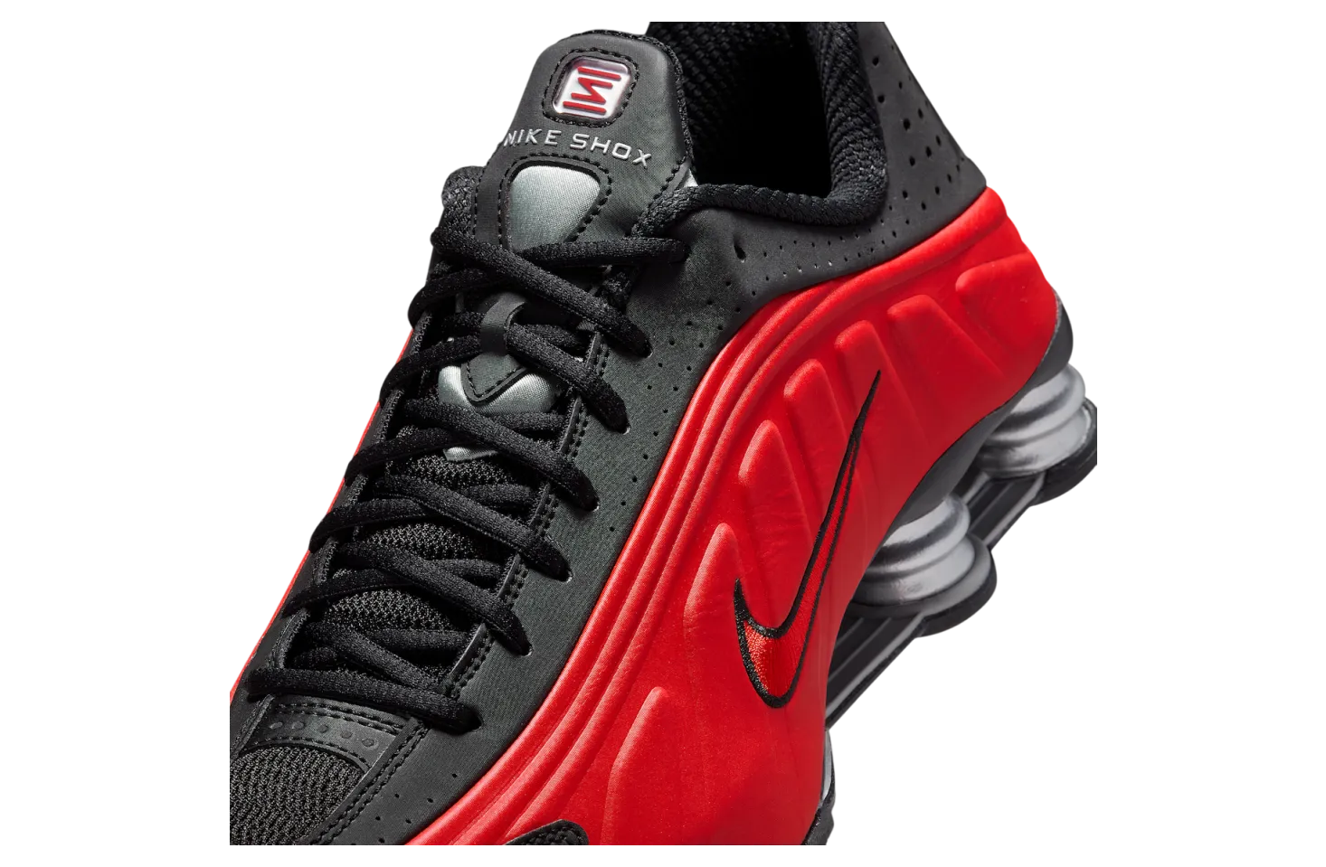 nike shox r4 black red 6