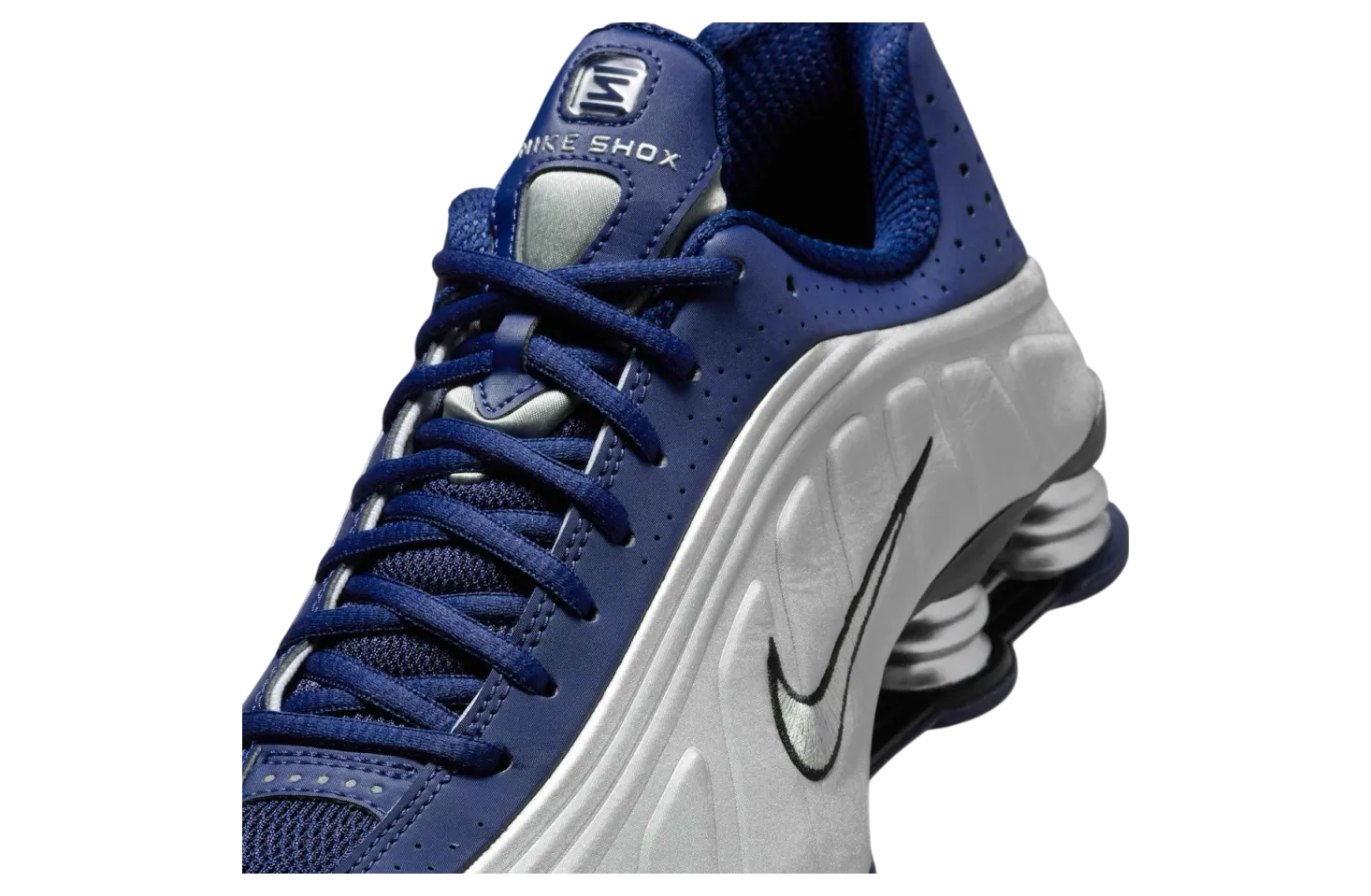 nike shox r4 blue void blue void metallic silver 5