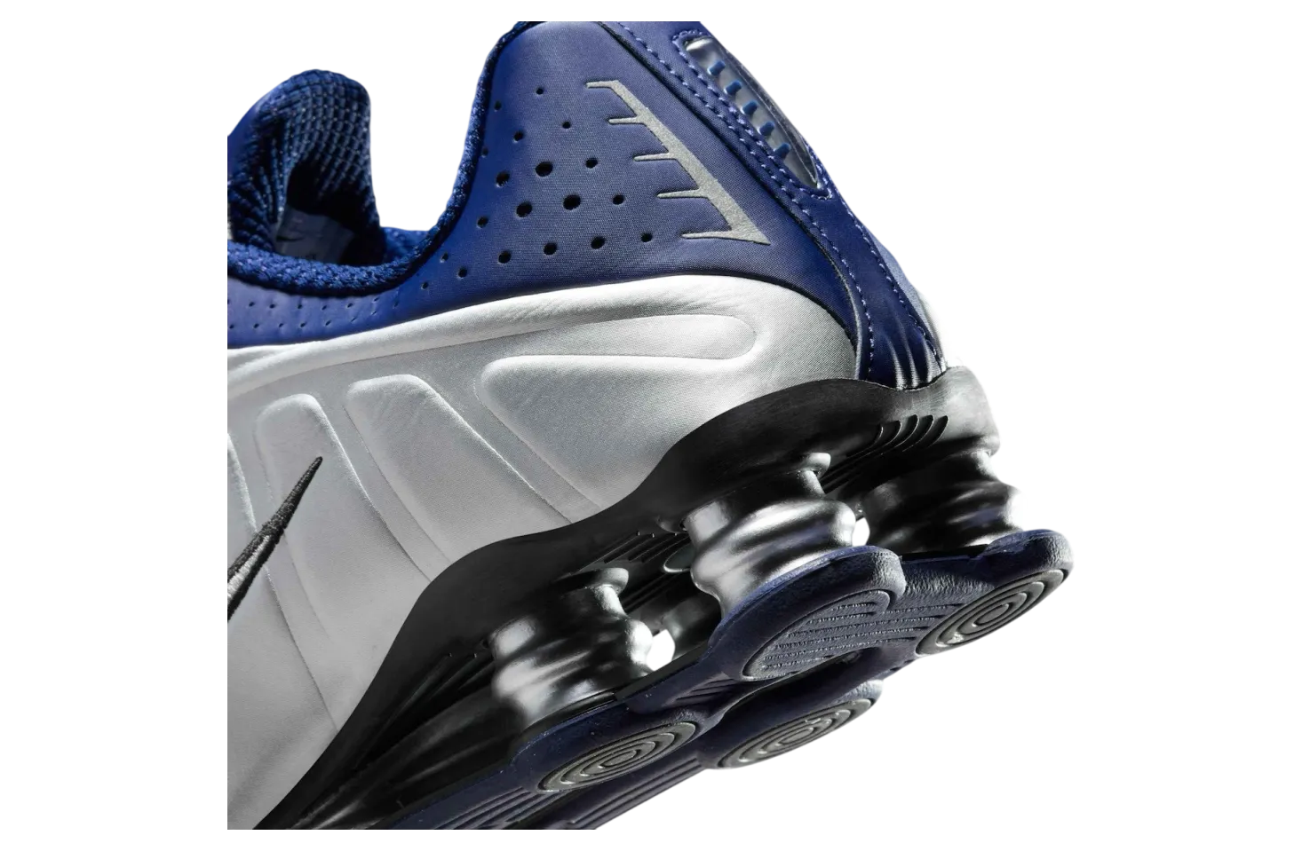 nike shox r4 blue void blue void metallic silver 6